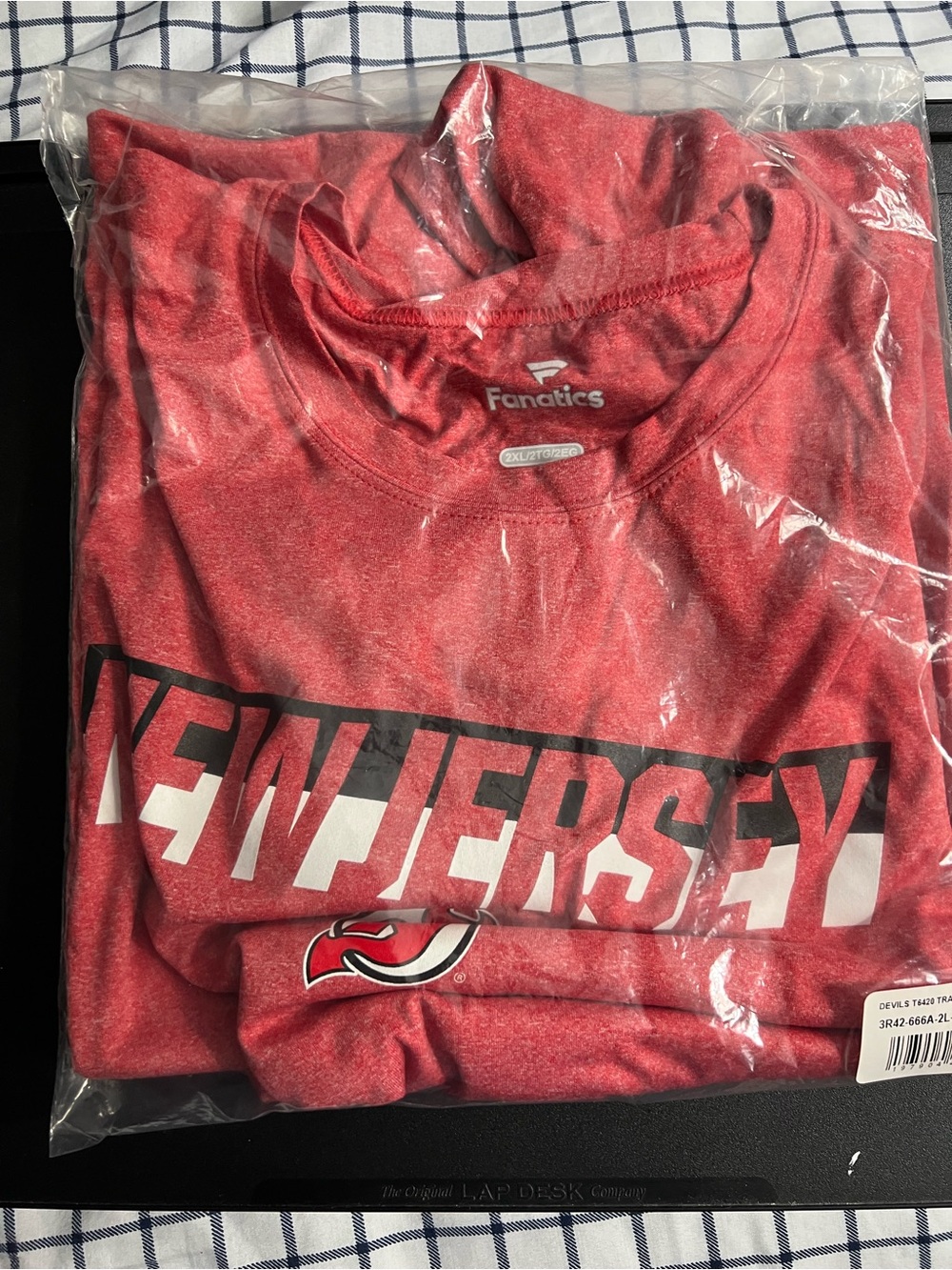 New Jersey Devils Fanatics Red Men’s Long Sleeve Shirt 2XL